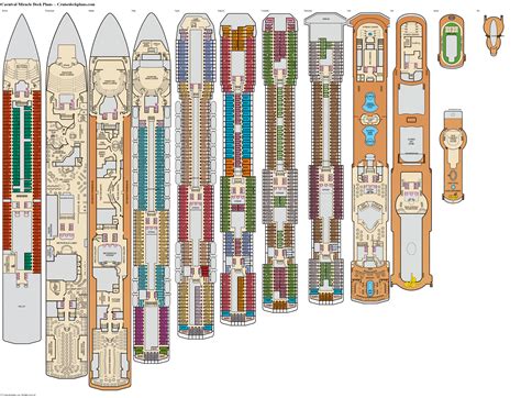 carnival miracle ship deck plans.